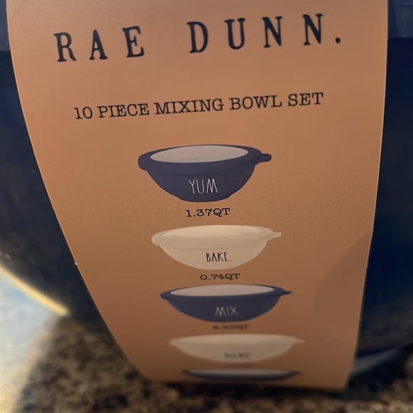 BNIP Rae Dunn Mixing Bowls - Picture 2 of 4